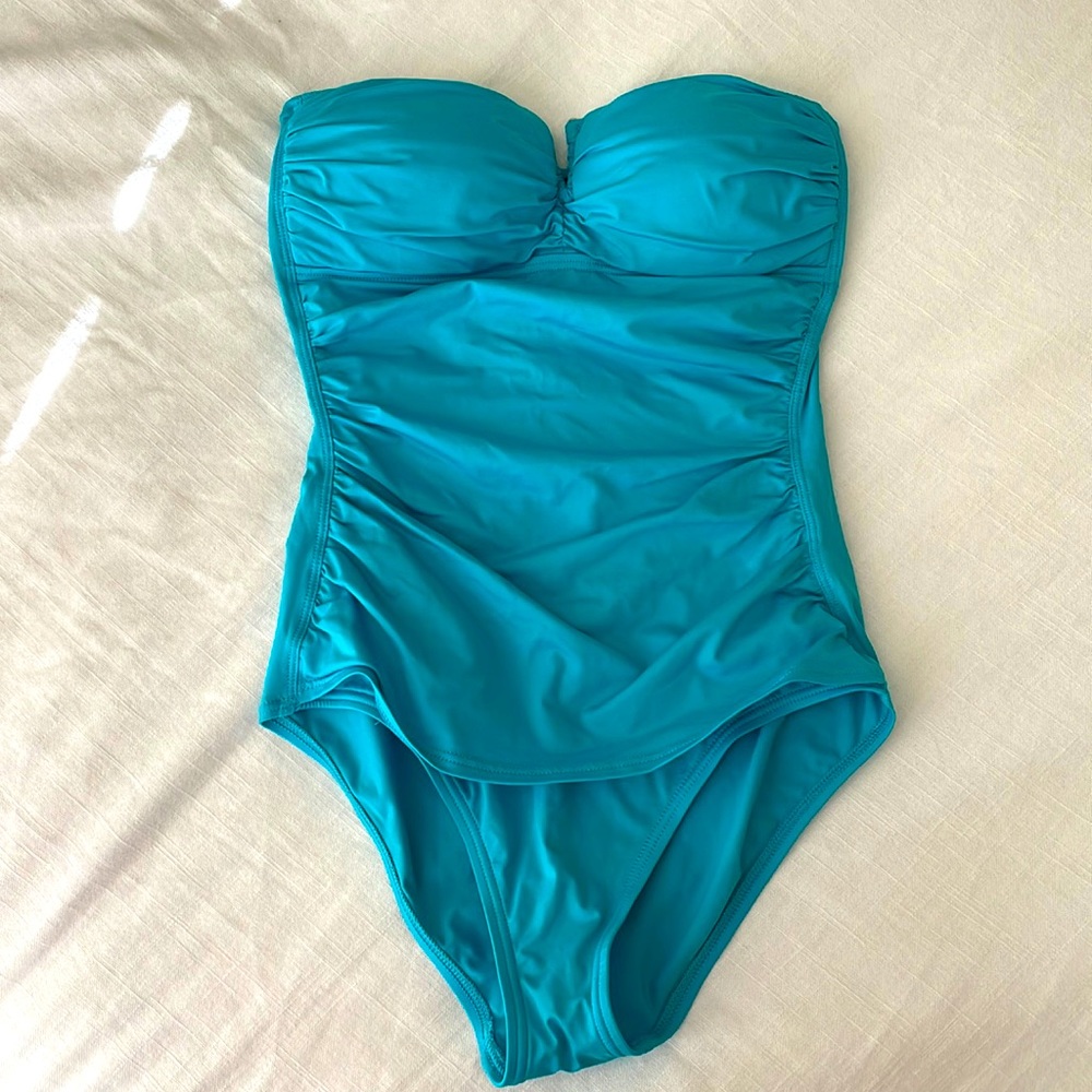 Tommy Bahama strapless one piece